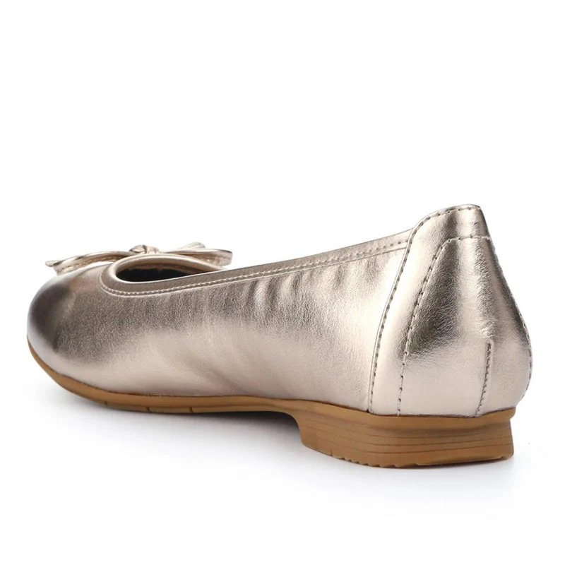 Vegan Bow-Detailed Pumps - JANSP41000 / 326 781 - Champagne