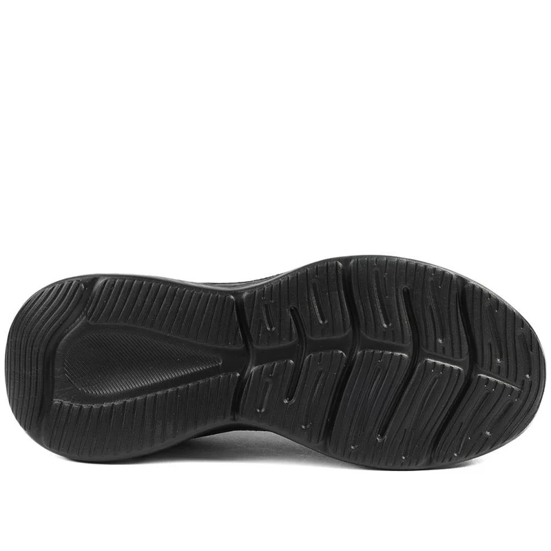 Wide Fit Memory Foam Easy Step In Trainers - BRK43041 / 329 070 - Black