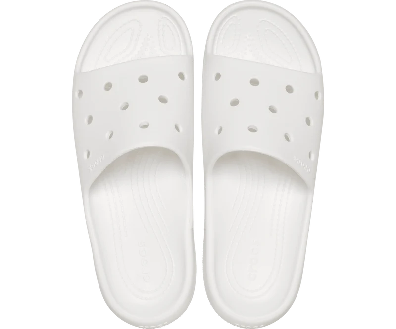 Crocs Unisex Classic 2.0 Slide - Weiß