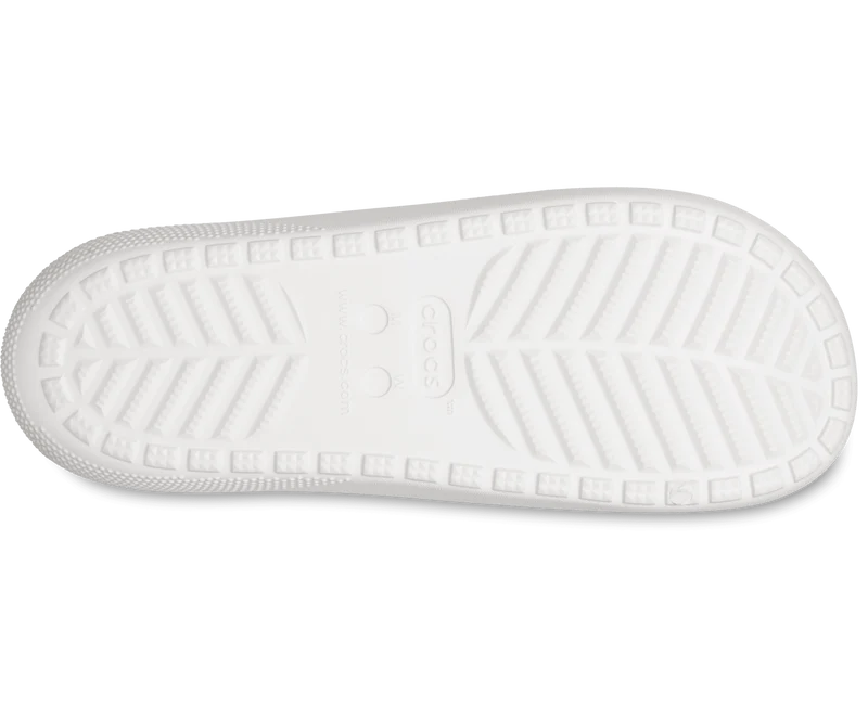 Crocs Unisex Classic 2.0 Slide - Weiß