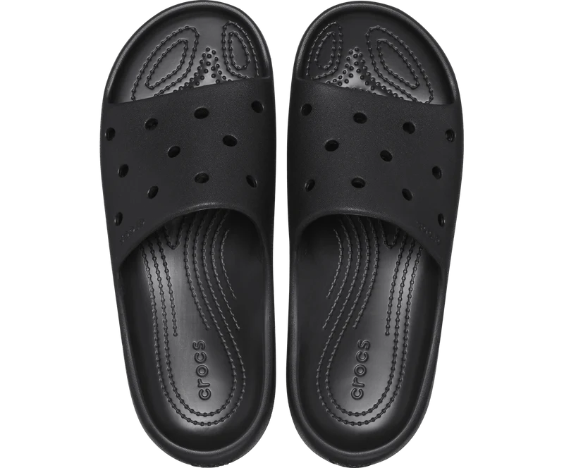 Crocs Unisex Classic 2.0 Badesandale - Schwarz