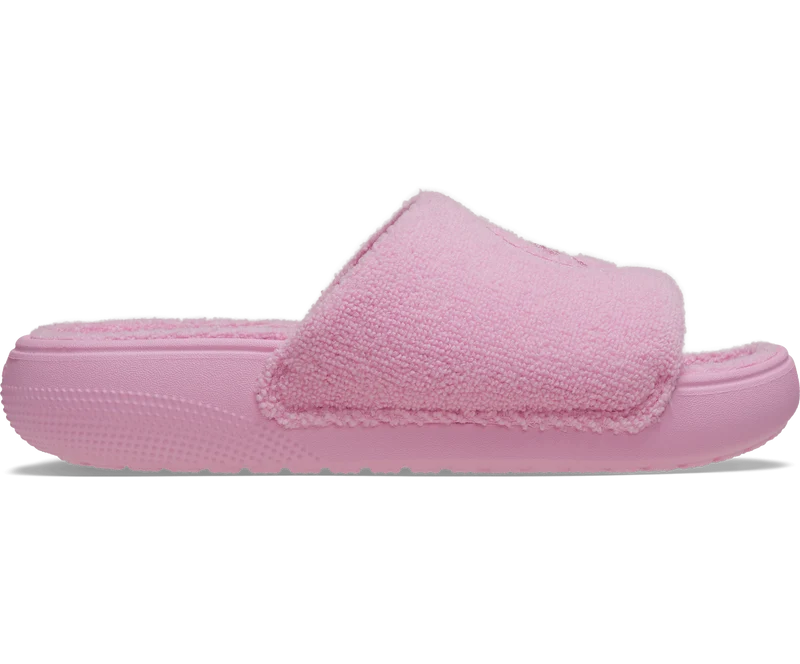 Crocs Unisex Klassische Handtuch-Slipper - Rosa Tweed