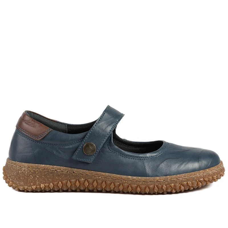Loretta Leather Mary Janes - HAK42010 / 328 514 - Navy