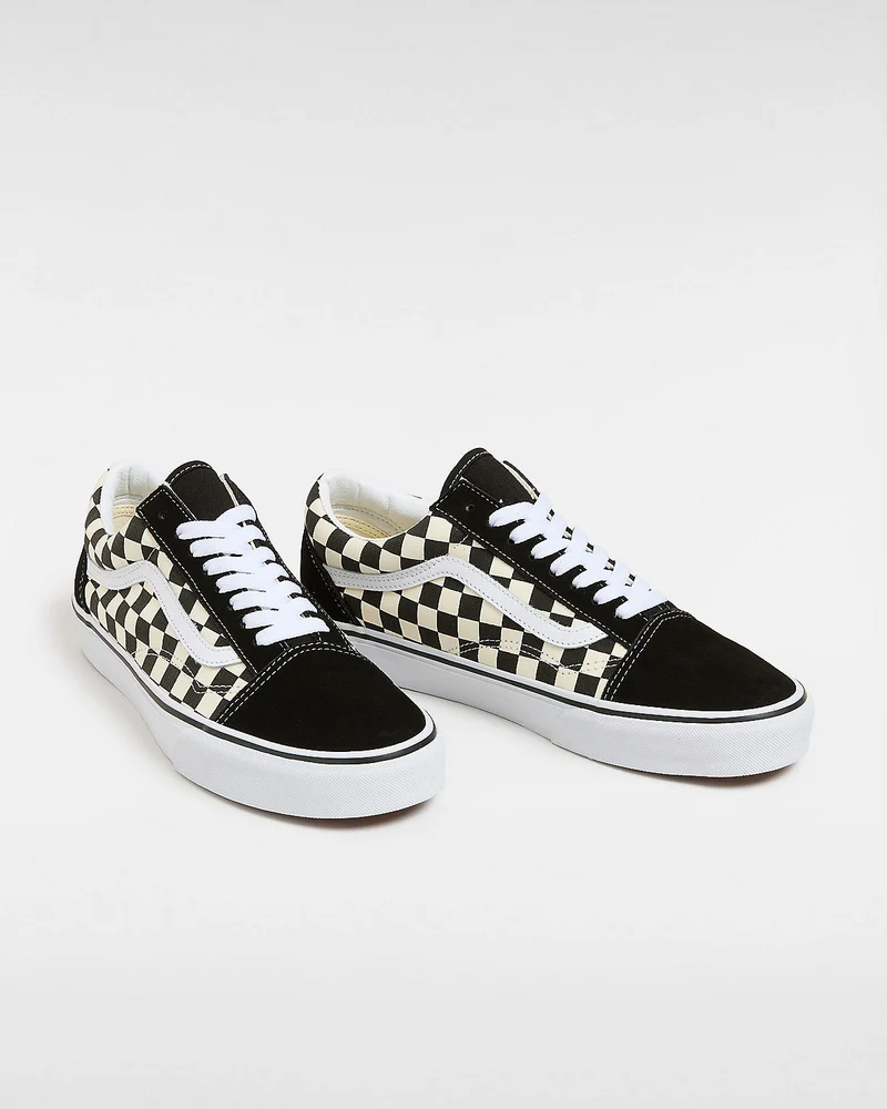 VANS Unisex-Sneaker Old Skool Primary Check – Schwarz/Weiß