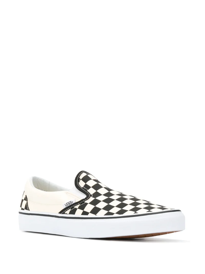 VANS Klassische Unisex-Slip-On-Schachbrett-Sneaker – Schwarz/Weiß