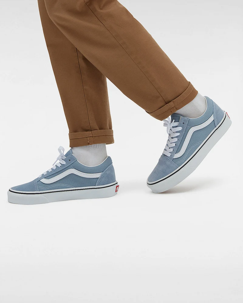 VANS Unisex-Old-Skool-Color-Theory-Trainer – Dusty Blue