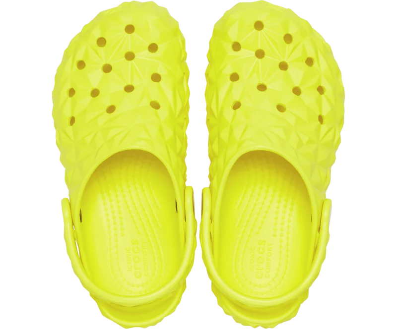 CROCS Klassischer Clog mit geometrischem Muster für Kinder - Acidity