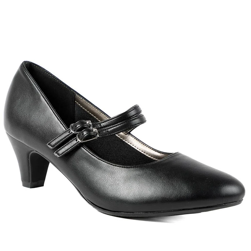 Heeled Mary Janes - AMITY39003 / 325 107 - Black