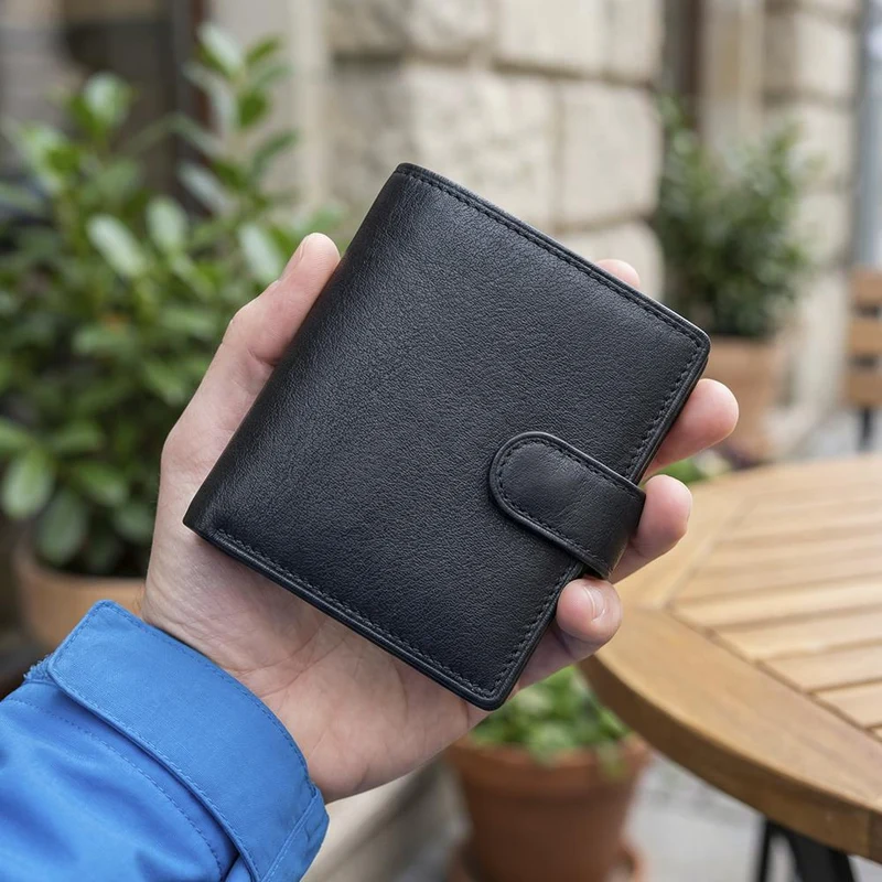 Smart Leather Wallet - COAS41017 / 327 646 - Black