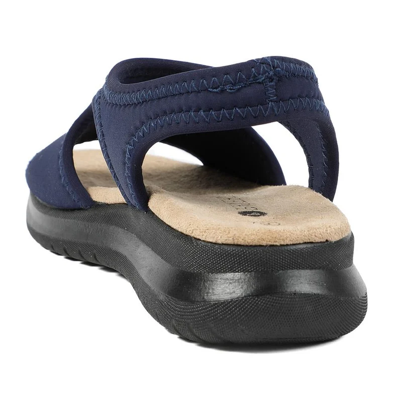 Stretch Comfort Sandals with Cushioned Insole - POLY43001 / 329 021 - Navy