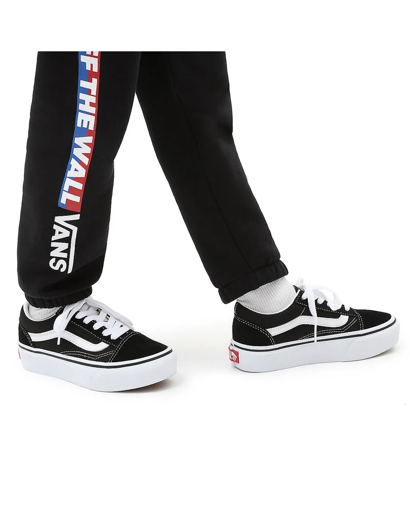 VANS Old Skool Plateau-Sneaker für Kinder – Schwarz/True White