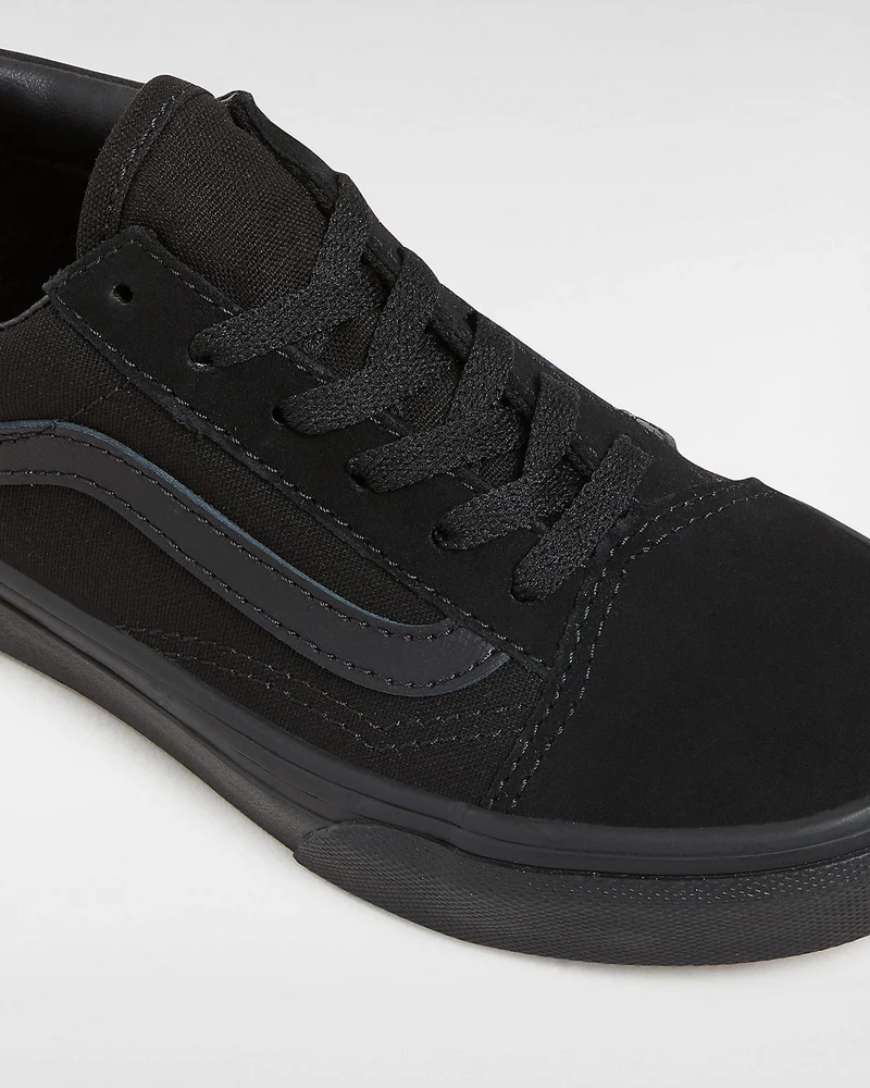 VANS Kinder-Old-Skool-Turnschuhe – Schwarz / Schwarz