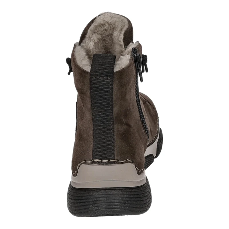 Rieker Schlupf-/Reißverschlußstiefelette Warmfutter bis 35mm Absatz (casual)