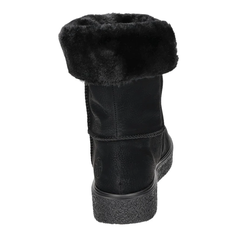 Rieker Schlupf-/Reißverschlußstiefelette Warmfutter bis 35mm Absatz (casual)