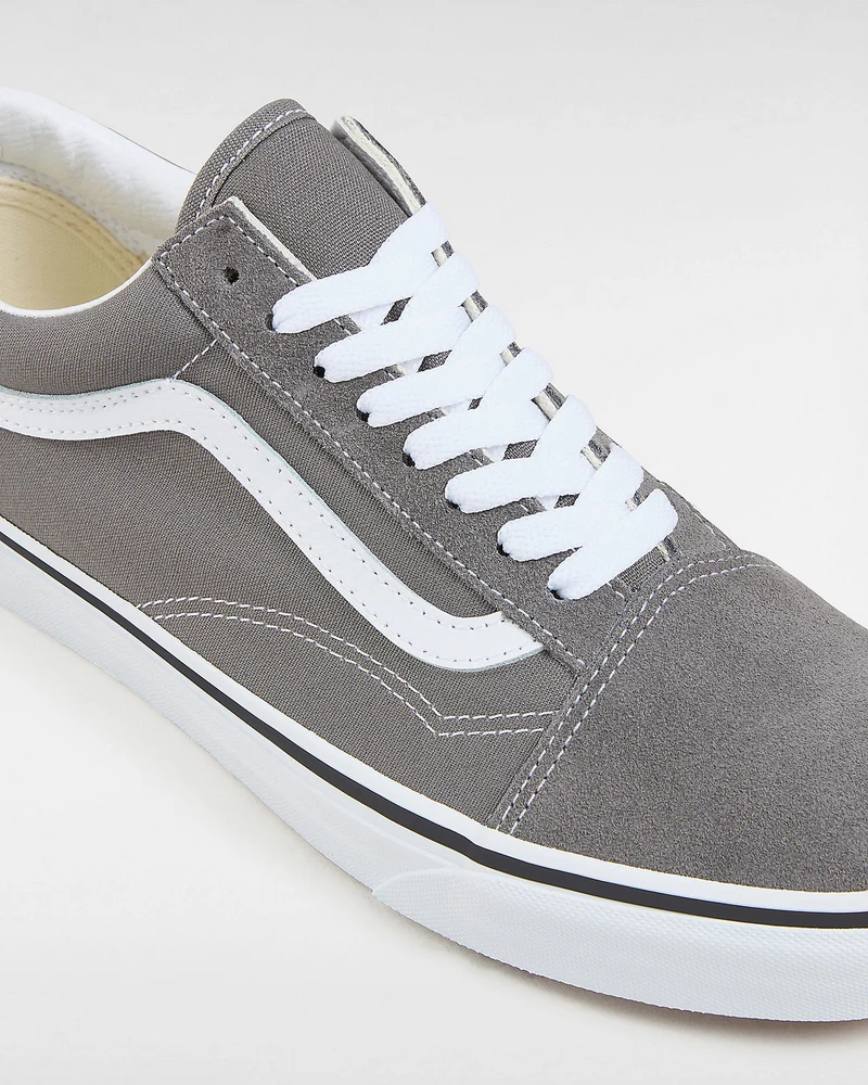VANS Unisex-Sneaker Old Skool – Zinn/True White
