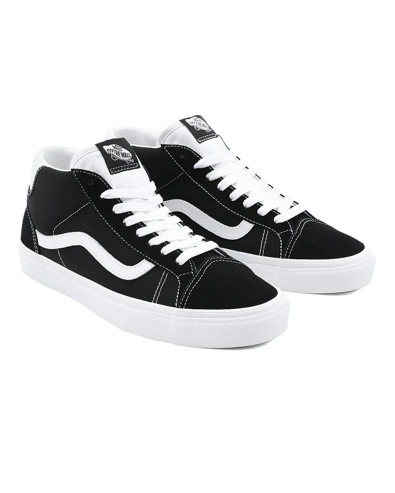 VANS Unisex-Sneaker Mid Skool 37 – Schwarz/True White