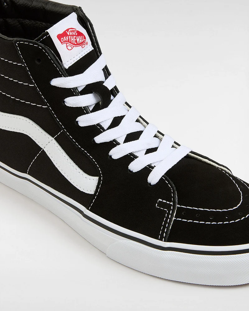 VANS Unisex-Sneaker Sk8-Hi – Schwarz / Schwarz / Weiß