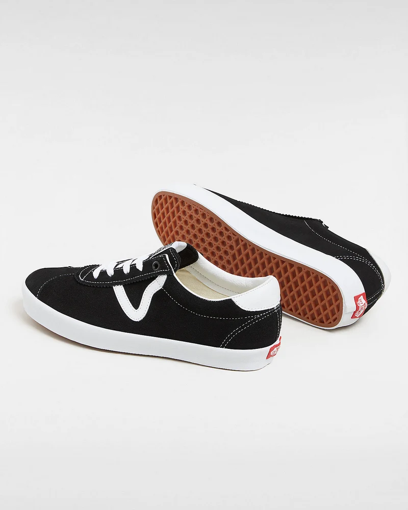 VANS Unisex-Sport-Low-Sneaker – Schwarz / Weiß