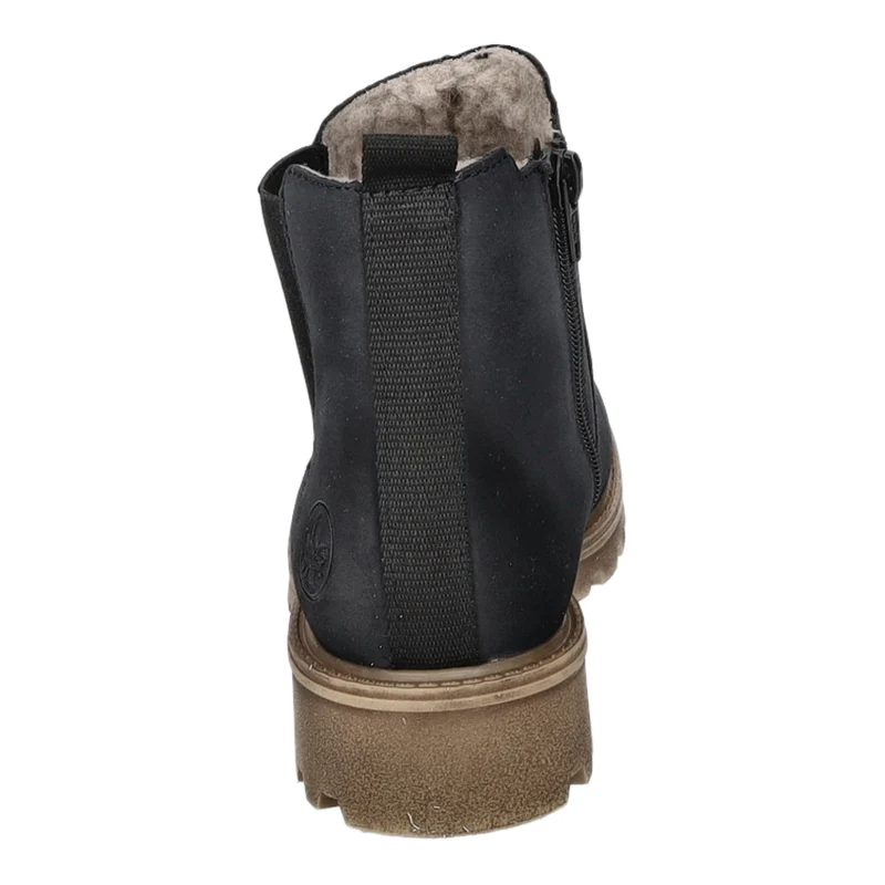 Rieker Schlupf-/Reißverschlußstiefelette Warmfutter bis 35mm Absatz (casual)