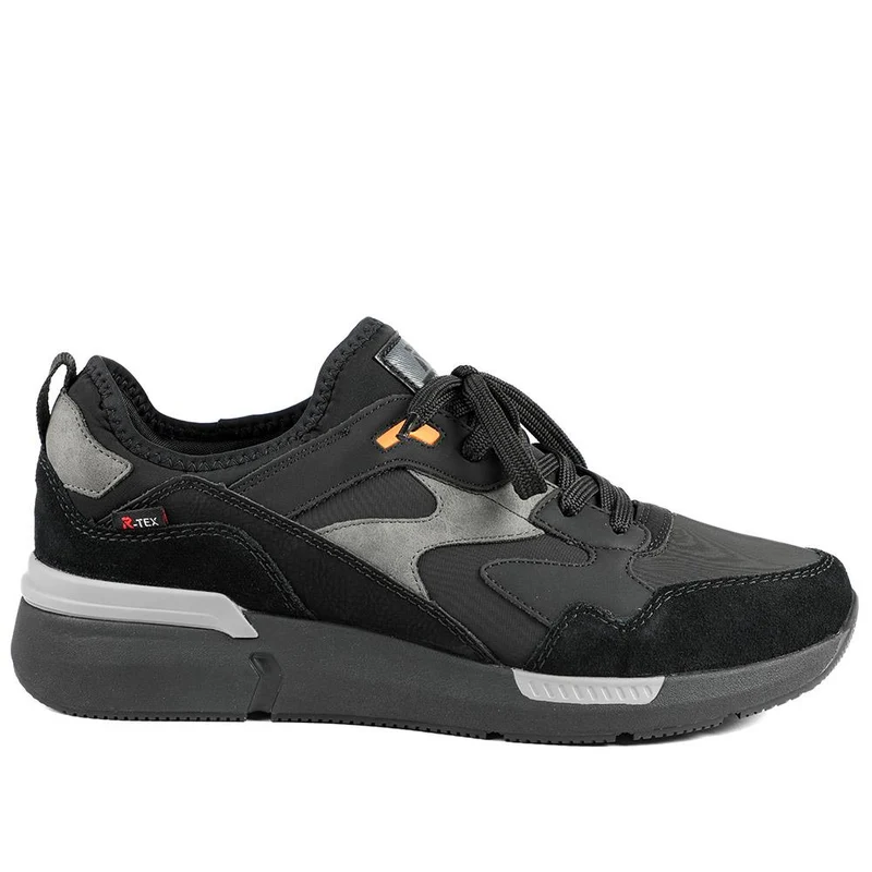 Rieker Sport Lace Up Trainers - RKR43586 / 329 447 - Black Multi