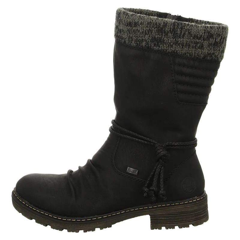 Rieker Schlupf-/Reißverschlußstiefelette Warmfutter bis 35mm Absatz (casual)