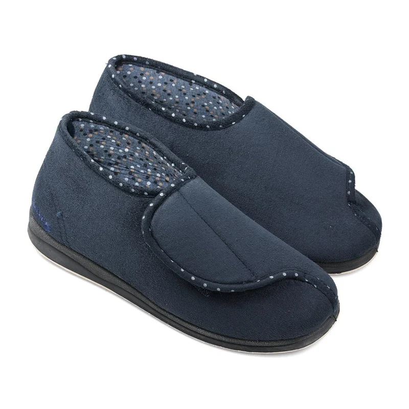 Padders Ladies Slippers 2E Fit Vulcanised - CHERISH