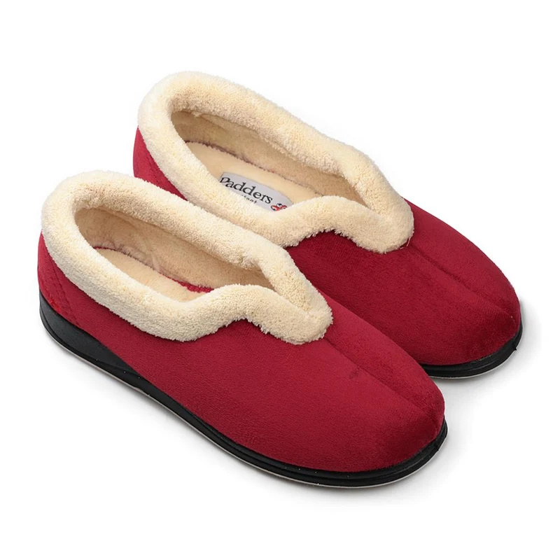 Padders Ladies Slippers 2E Fit Vulcanised - CARMEN