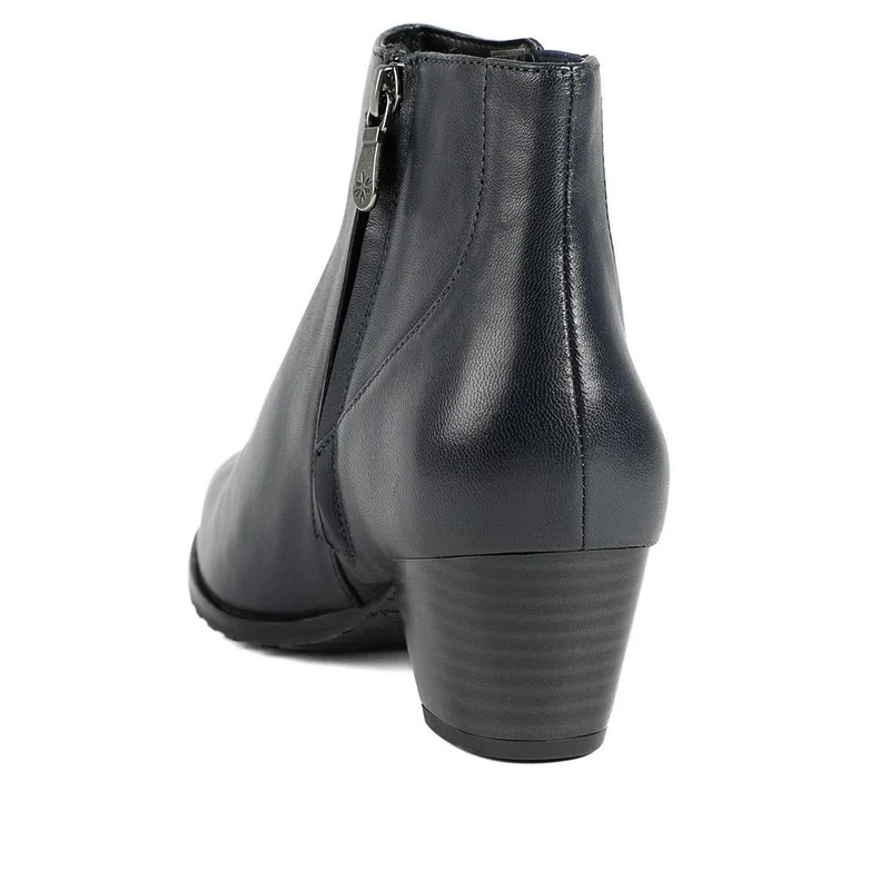 Van Dal Swanton Leather Ankle Boots - GUP42504 / 328 842 - Navy Leather