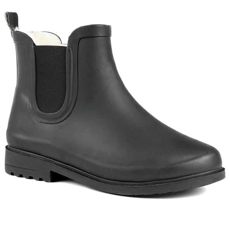 Wide Fit Rubber Ankle Wellies - HANGL42000 / 328 511