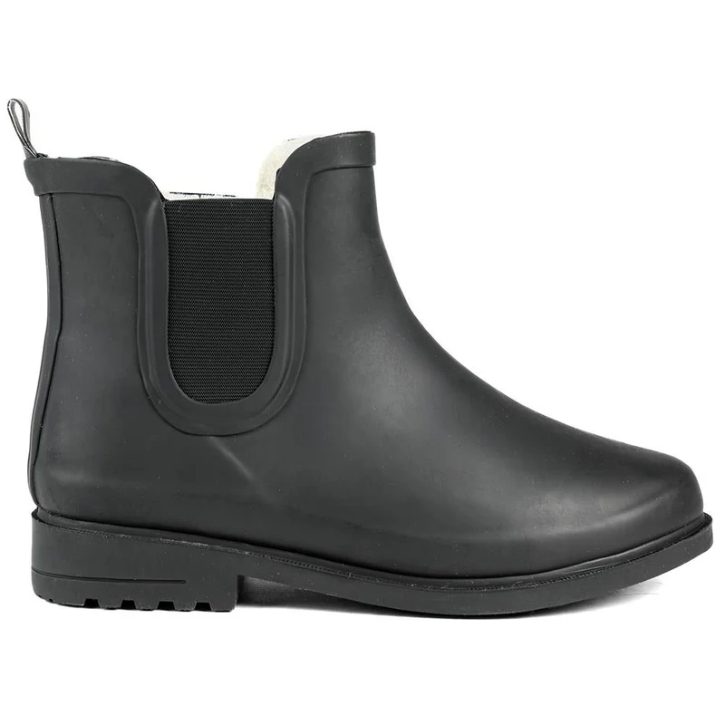 Wide Fit Rubber Ankle Wellies - HANGL42000 / 328 511 - Black