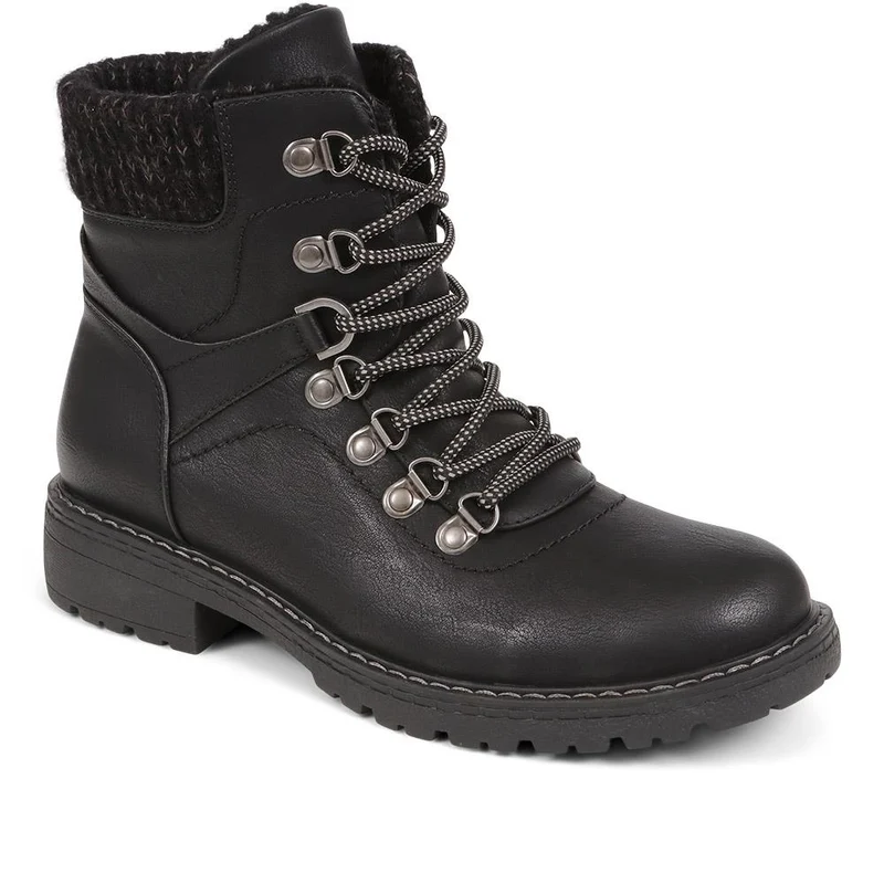 Lace-Up Ankle Boots - WBINS38094 / 324 208