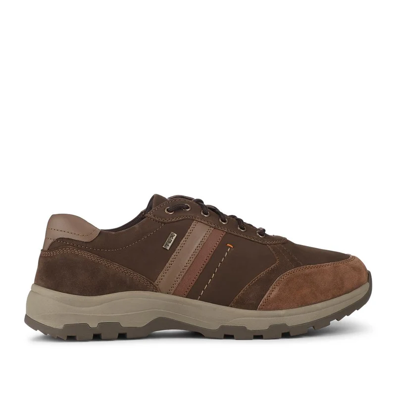 EasyFit Extra Wide Water Resistant Lace Up Shoes - ANTONY / 328 194 - Brown
