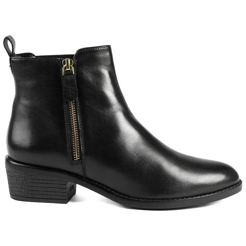 Van Dal Barlow II Extra Wide Leather Ankle Boots - GUP42503 / 328 841 - Black Leather
