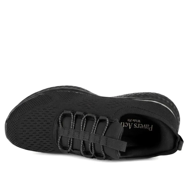 Wide Fit Easy Step In Bungee Lace Trainers - BRK42002 / 328 108 - Black