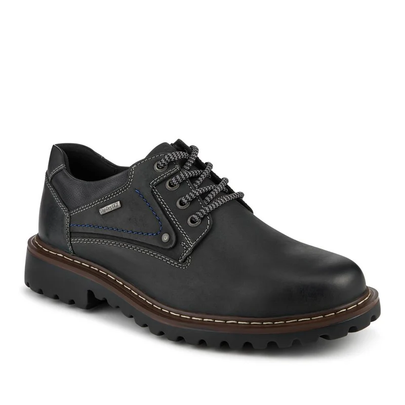 Josef Seibel Leather Water-Resistant Shoes - JOSEF42502 / 328 196 - Black