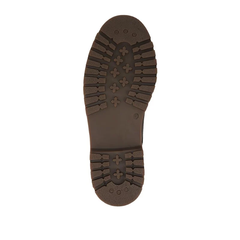 Chunky Leather Casual Lace Up Shoes - RNB42015 / 328 048 - Brown