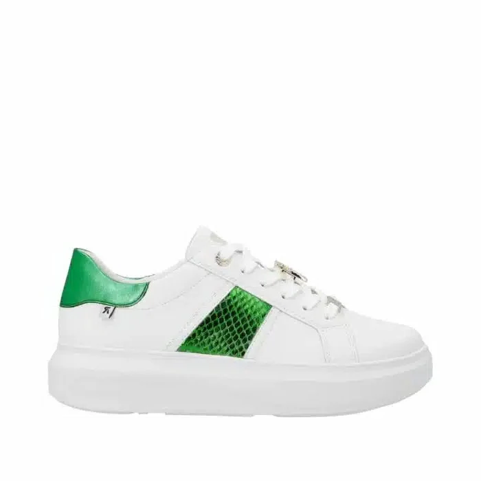 Rieker Damen Evolution Trainer – Weiß / Grün