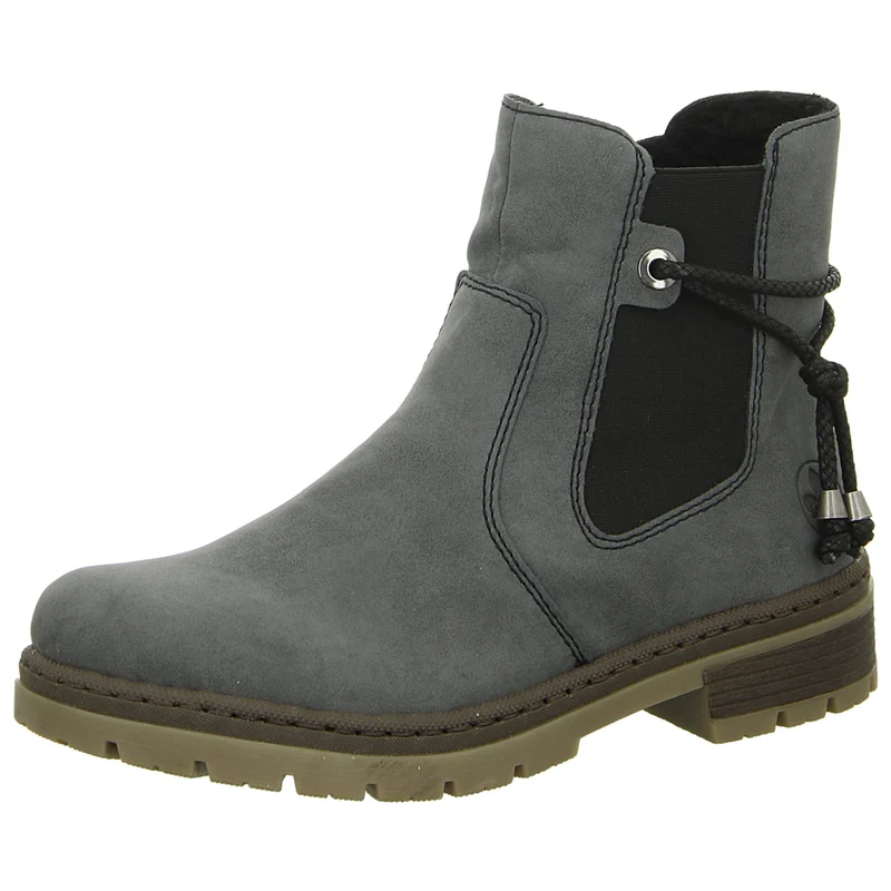 Rieker Schlupf-/Reißverschlußstiefelette Warmfutter bis 35mm Absatz (casual)