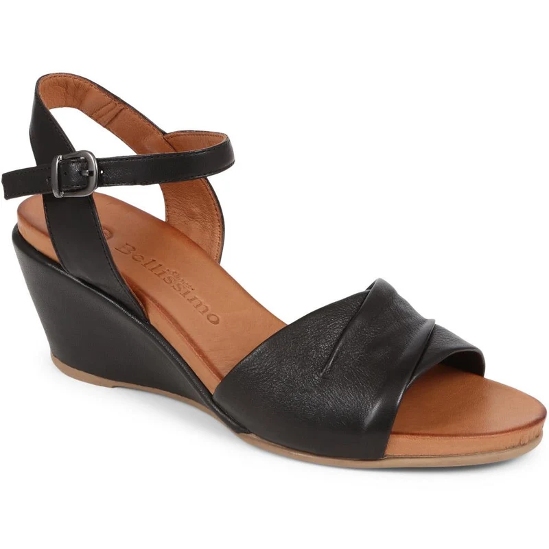 Adjustable Buckle Wedges - BELMETIN37017 / 323 773 - Black