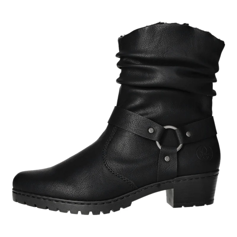 Rieker Schlupf-/Reißverschlußstiefelette Warmfutter ab 35mm Absatz