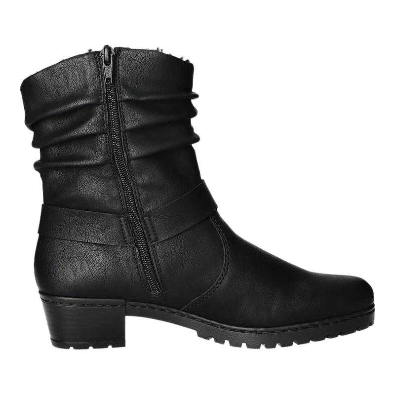 Rieker Schlupf-/Reißverschlußstiefelette Warmfutter ab 35mm Absatz