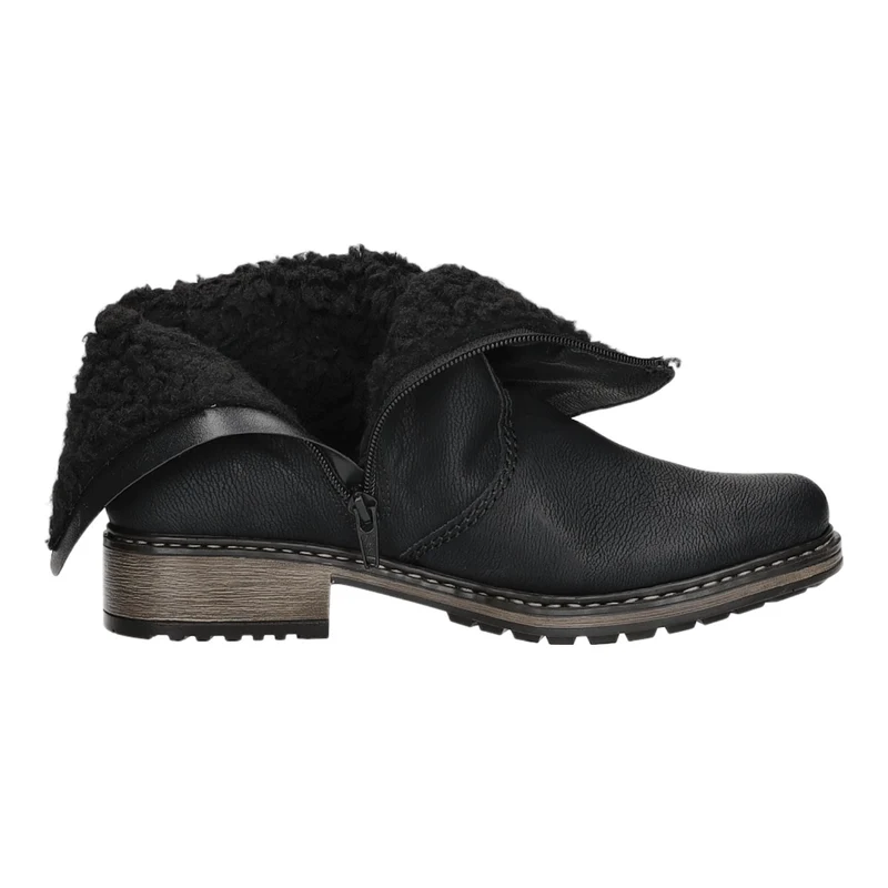 Rieker Schlupf-/Reißverschlußstiefelette Warmfutter bis 35mm Absatz (casual)