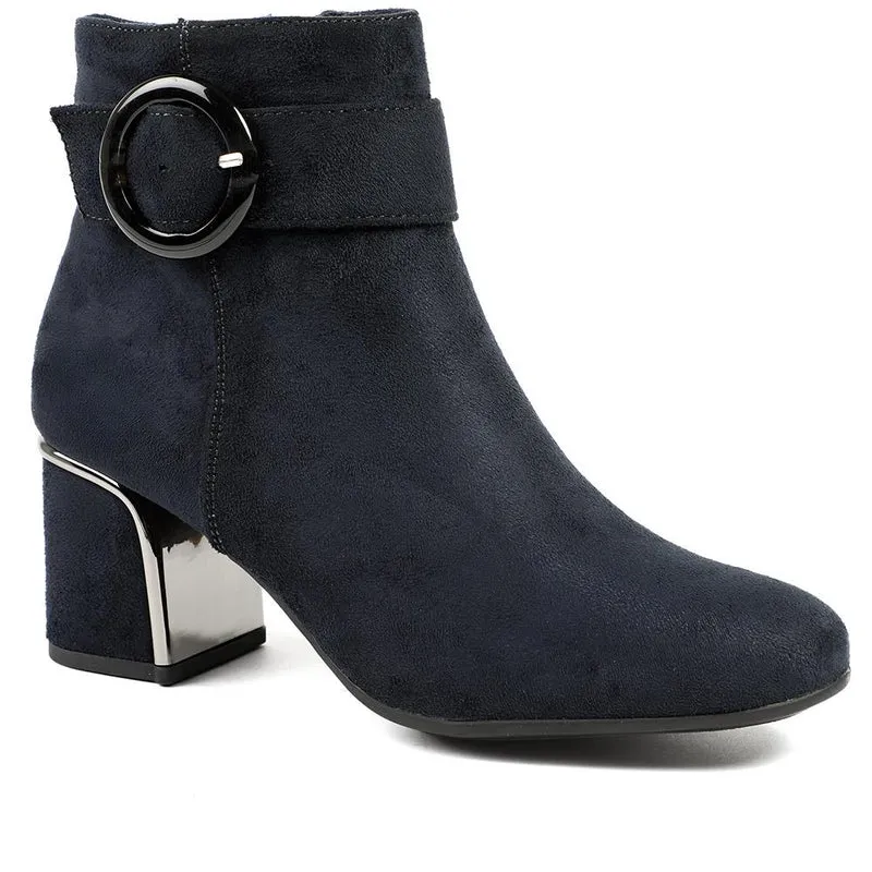 Smart Block-Heeled Long Boots - WOIL42020 / 328 262