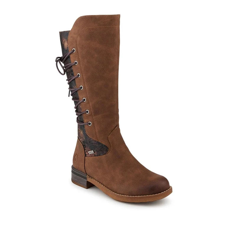 Rieker Water Resistant Zip Up Long Boots - RKR42555 / 328 200