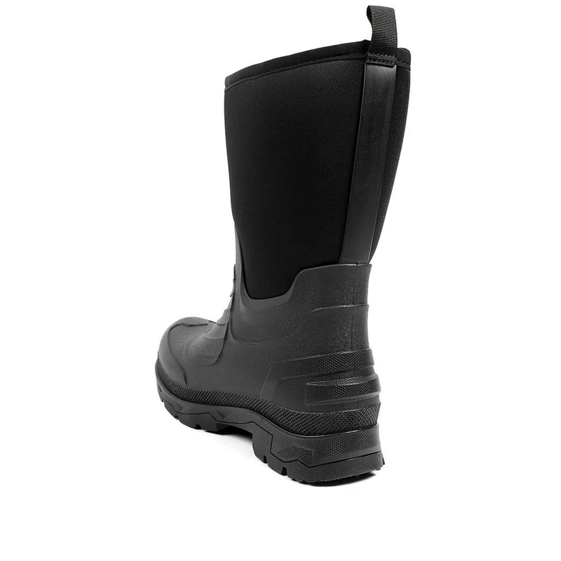 Wide Fit Rugged Water Resistant Wellies - FEI42006 / 328 528 - Black