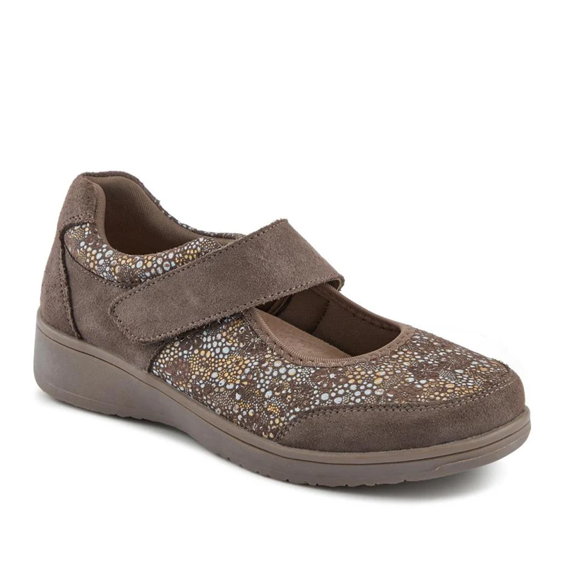 Wide Fit Leather Mary Janes - BRK42012 / 328 095