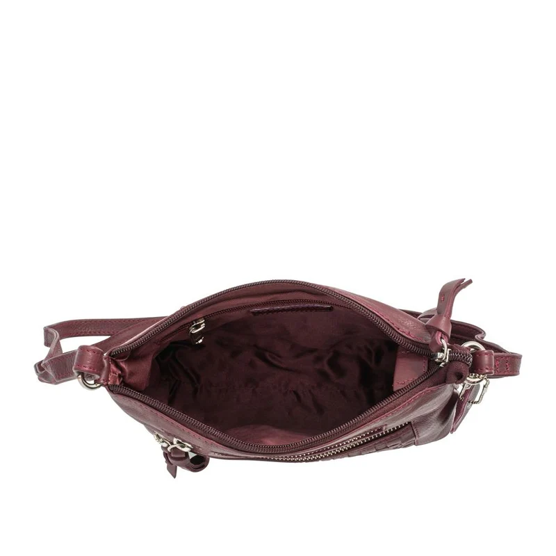 Daily Zip Up Crossbody Bag - JWNBG41007 / 327 767 - Burgundy