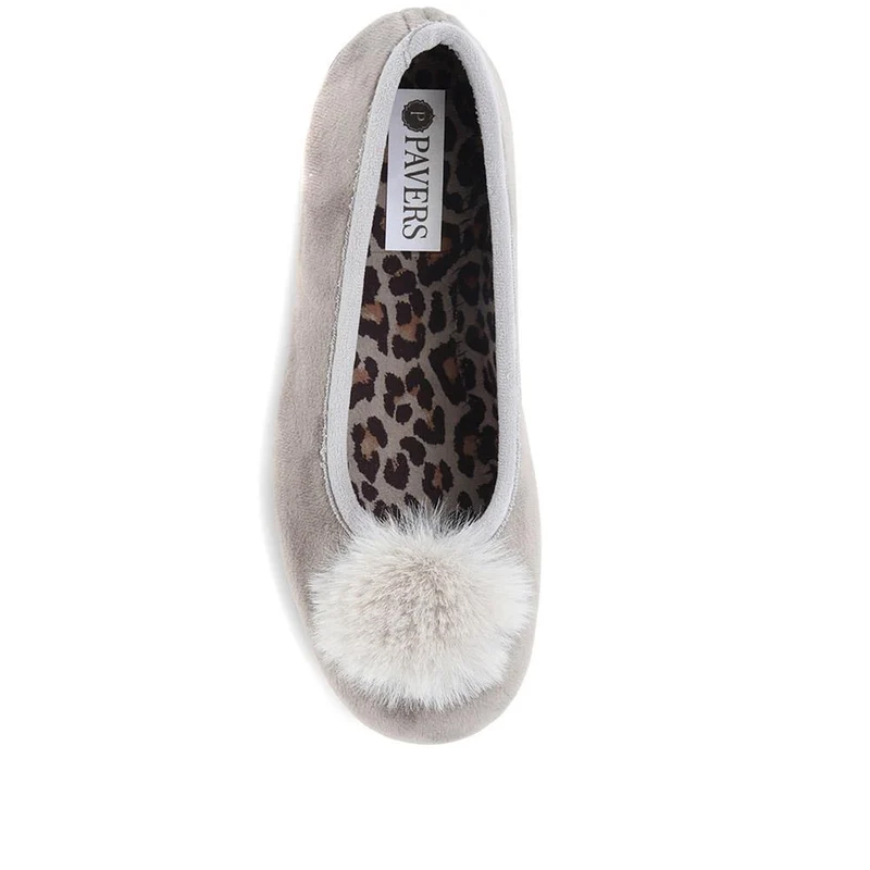 Ballerina Slippers - FEVI36011 / 322 745 - Grey