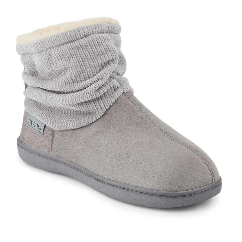Lightweight Memory Foam Slipper Boots - QING42008 / 327 935 - Grey
