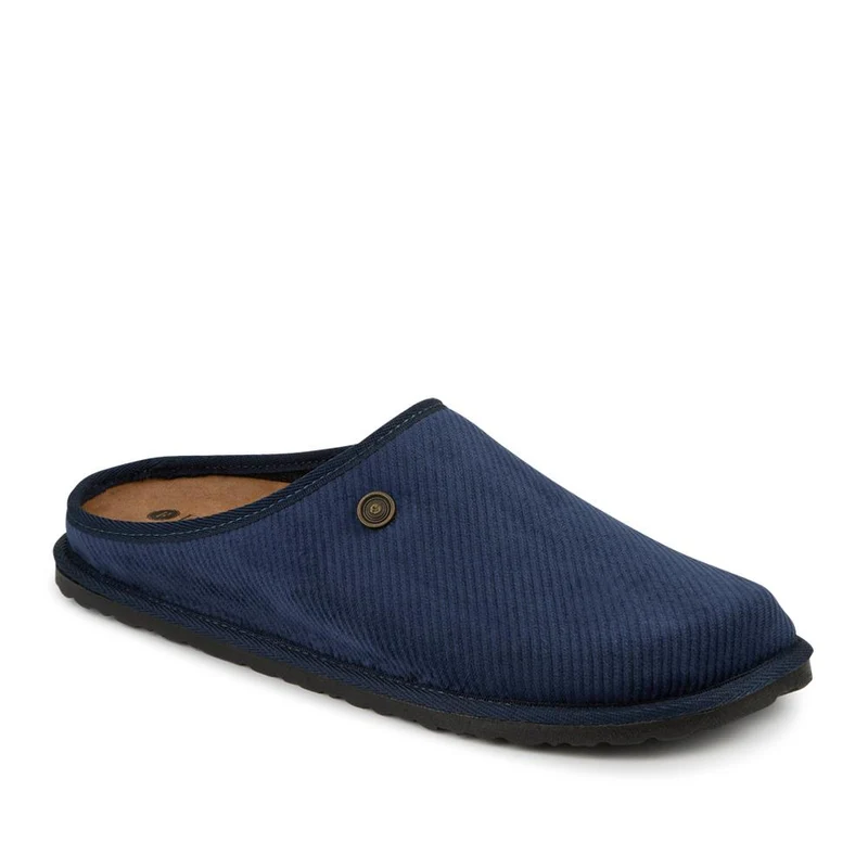 Slip-On Mule Slippers With Grip Sole - INB42002 / 328 239 - Navy